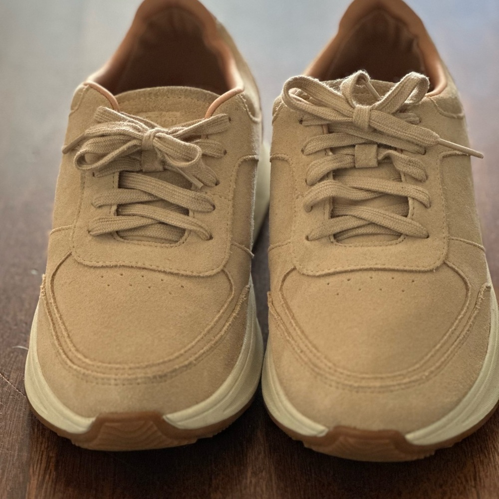 FitFlop F-Mode tan suede sneakers size 8 - Picture 2 of 6